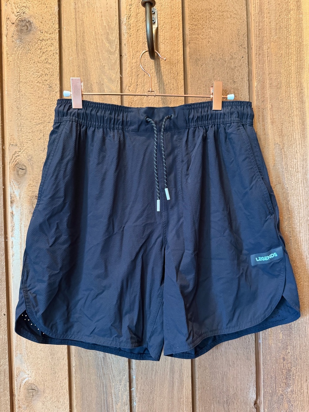 Legends Men's Black Athletic Shorts